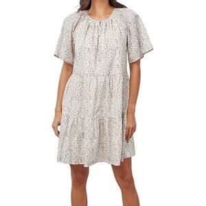 Rails Size XL Cotton Mini Clarissa Dress Watercolor Cheetah